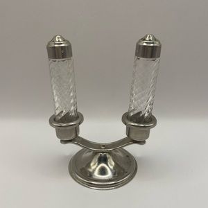 VINTAGE Vanstyle Specialties Corp Candlestick Salt and Pepper Shaker Set
